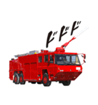 ライズ消防スタンプ 10 「消防車両」（個別スタンプ：21）