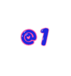 ふうせん風文字（個別スタンプ：13）