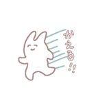 ひたすら帰りたいウサギちゃん（個別スタンプ：5）