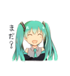 クリエイティブな初音ミクさん（個別スタンプ：2）