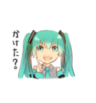 クリエイティブな初音ミクさん（個別スタンプ：3）