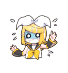 そーまの鏡音リン/鏡音レンと仲間たち（個別スタンプ：34）