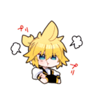 そーまの鏡音リン/鏡音レンと仲間たち（個別スタンプ：35）