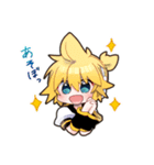 そーまの鏡音リン/鏡音レンと仲間たち（個別スタンプ：40）