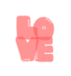 LOVEをあなたに。（個別スタンプ：1）