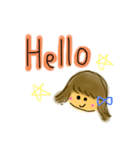 日常スタンプー女の子ー（個別スタンプ：6）