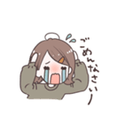 毎日使える外ハネちゃんスタンプ（個別スタンプ：3）
