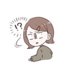毎日使える外ハネちゃんスタンプ（個別スタンプ：9）