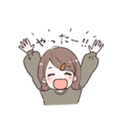 毎日使える外ハネちゃんスタンプ（個別スタンプ：10）
