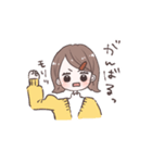 毎日使える外ハネちゃんスタンプ（個別スタンプ：25）