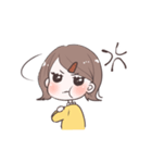 毎日使える外ハネちゃんスタンプ（個別スタンプ：26）