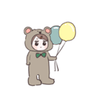 毎日使える外ハネちゃんスタンプ（個別スタンプ：32）