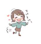 毎日使える外ハネちゃんスタンプ（個別スタンプ：38）