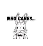 Bad mouth Rabbit(バッドマウスラビット)（個別スタンプ：3）