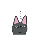 お茶目なmix黒ワンコ（立ち耳）（個別スタンプ：28）