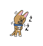 お茶目なmix鼻黒ワンコ（立ち耳）（個別スタンプ：5）