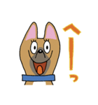 お茶目なmix鼻黒ワンコ（立ち耳）（個別スタンプ：9）