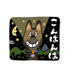お茶目なmix鼻黒ワンコ（立ち耳）（個別スタンプ：11）