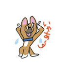 お茶目なmix鼻黒ワンコ（立ち耳）（個別スタンプ：22）