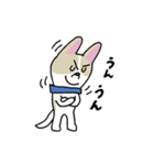 お茶目なmixぶちワンコ（立ち耳）（個別スタンプ：5）