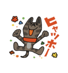 お茶目なmix虎毛ワンコ（立ち耳）（個別スタンプ：16）
