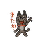お茶目なmix虎毛ワンコ（立ち耳）（個別スタンプ：39）