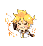 KAITO＆鏡音レンのやりとりスタンプ（個別スタンプ：1）