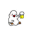 白文鳥さん。（個別スタンプ：13）