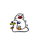 白文鳥さん。（個別スタンプ：14）