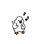 白文鳥さん。（個別スタンプ：23）