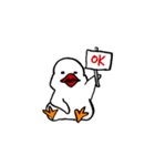 白文鳥さん。（個別スタンプ：32）