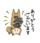 雑種犬のクロハナ（個別スタンプ：2）
