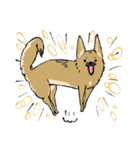 雑種犬のクロハナ（個別スタンプ：32）
