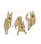 雑種犬のクロハナ（個別スタンプ：33）