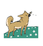 雑種犬のクロハナ（個別スタンプ：38）
