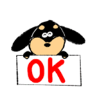 短足さん。（個別スタンプ：1）