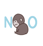 気まぐれなごりら（個別スタンプ：17）