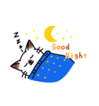 シャムキャツ猫1（個別スタンプ：3）