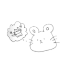 動物の落書き。（個別スタンプ：6）