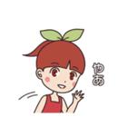 さくらんぼさっちゃん（個別スタンプ：1）