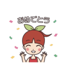 さくらんぼさっちゃん（個別スタンプ：10）