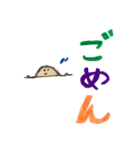 girls stamp 手書き 7歳（個別スタンプ：8）