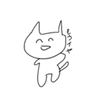 楽に生きる猫（個別スタンプ：4）