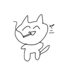 楽に生きる猫（個別スタンプ：34）