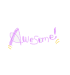 英語であいさつ！落書き風（個別スタンプ：12）