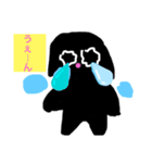 白黒にゃんこ2  遊びゴコロ（個別スタンプ：5）