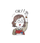 chubby girls(ちゃびーがーるず)（個別スタンプ：1）