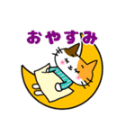 ふくねこのまいにち4(文字色付き)（個別スタンプ：4）