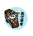 毎日使えるあいさつ！時計くん（個別スタンプ：6）