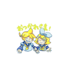 鏡音リンと鏡音レンのにこにこスタンプ（個別スタンプ：9）